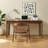 Simple Walnut Rectangular Solid Wood Office Sets