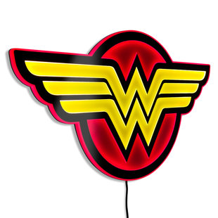 Enseigne lumineuse 24,8 po Wonder Woman