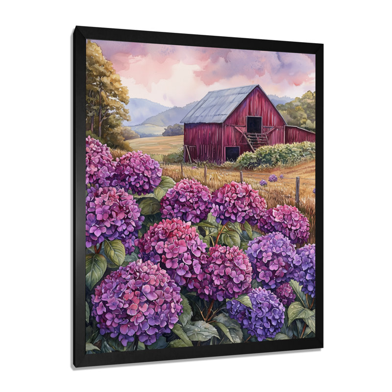 Impressions murales sur papier à fleurs, H 32 po x l 24 po, Noir, noir, noir, noir, Reproduction encadrée d'une seule photo