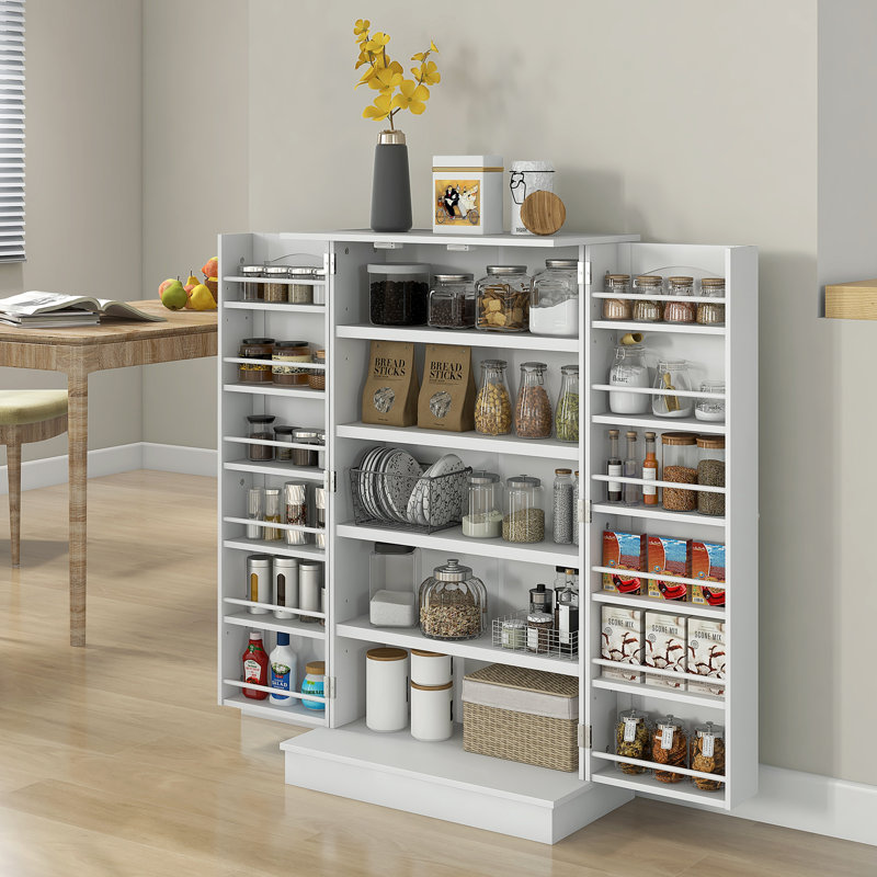 Kruttika Kitchen Pantry, White 1