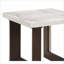 Table basse moderne en pierre d'ingénierie pour le salon, facile à nettoyer et amp; Durabilité résistante aux taches