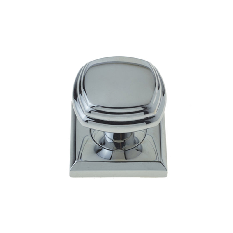 Passage Knobset, Polished Chrome