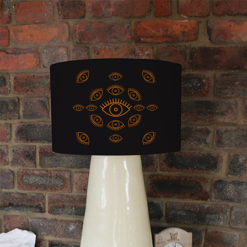 Drum Cotton Lamp Shade ( Uno ), 25cm H x 40cm W x 40cm D