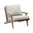 Saratoga Outdoor Teak Wood Armchair In Pebble-123103181