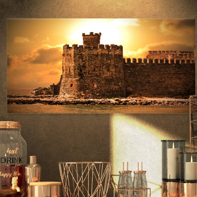 " Old Castle At Sunset "