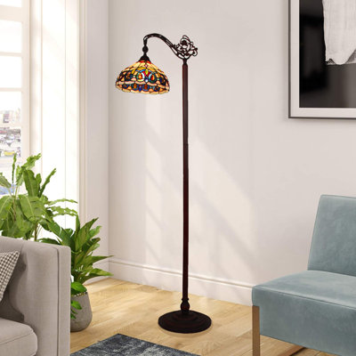 Zainab 62.2'' Dark Bronze LED Arched Floor Lamp