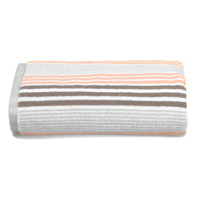 Striped Bath Towel Single