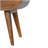 Chestnut Circular Open Bedside, 1-Drawer