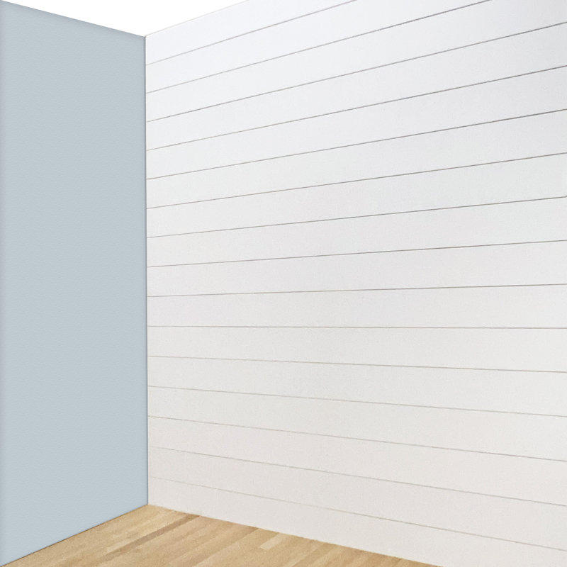 Primed White Nickel Gap Shiplap