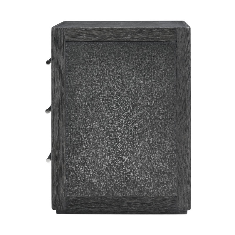 Maxwell 3 - Drawer Nightstand, Obsidian