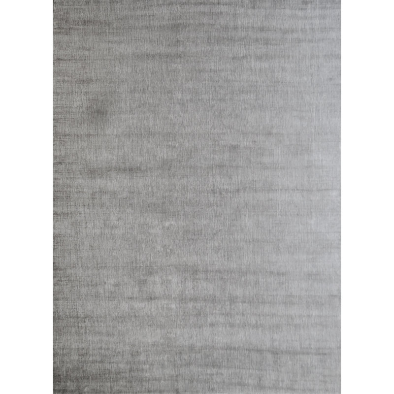 Tencel Area Rug in Gray, Rectangle 2' x 3'