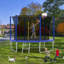 8 pi TRAMPOLINE - Bleu pour enfants et adultes
