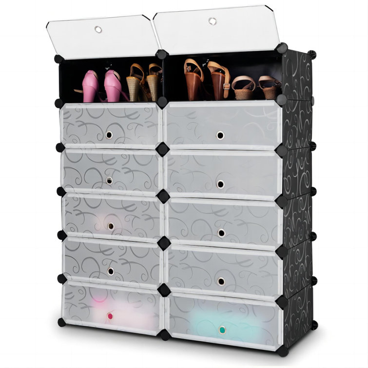 48 Pair Shoe Storage Cabinet Rebrilliant