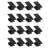 16 Pcs Hurricane Window Clips with Serrated Sections Reusable High Strength 1/2 Inch Storm Window Protection Panel Clamps with Installation Accessories Hurricane Shutter Hardware