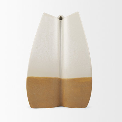 Stearne Off White Textured Vase