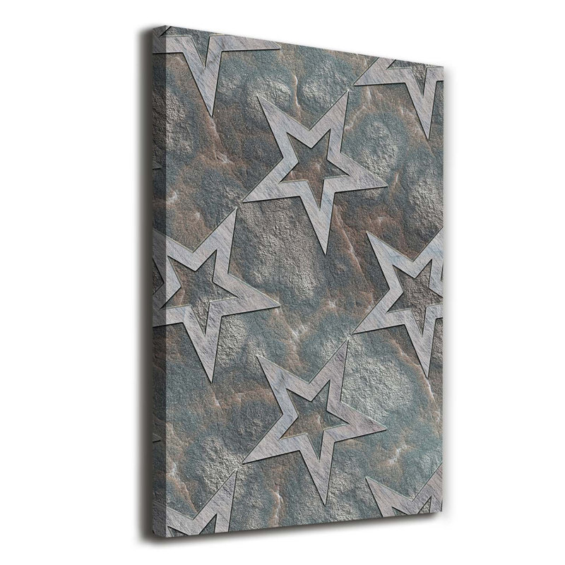 Stone Stars - Wrapped Canvas Print