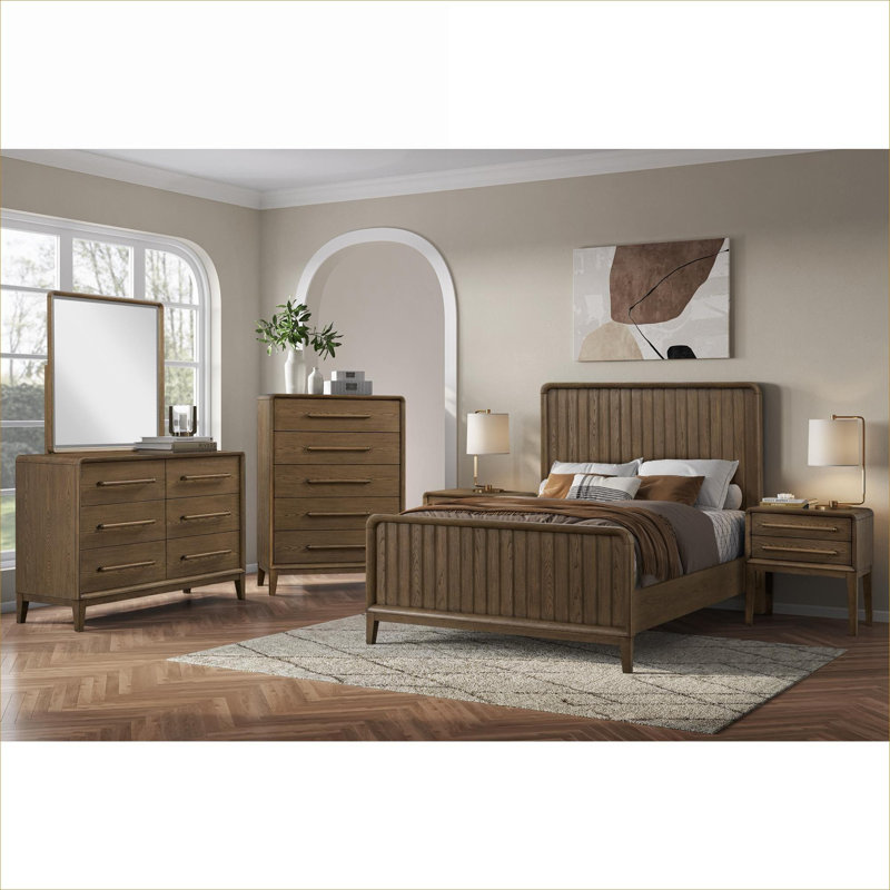 Pour les petites chambres et les chambres d'amis Cadre de lit simple en bois massif brun chaud de style moderne pour utilisation de matelas simple standard