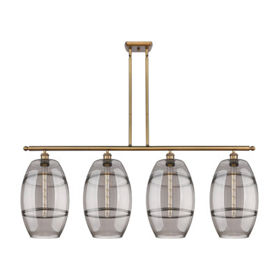 Luminaire suspendu rond / ovale pour îlot de cuisine à 4 lumières Dundrod