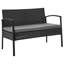 Ensemble de conversation moderne pour 4 personnes avec coussins en polyester Noli-812799498