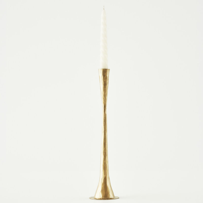 Porte-bougie Dupni Gold, H 13 po x l 2,75 po x P 2,75 po