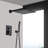 12" Matte Black Rain Shower Head For Wall Mount - Self-Cleaning Nozzle Fascinating Shower, Compatible With Any Standard Arm, Adheres To American Pipe Connection Rules Mounted And Bath Experience,