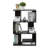 Artiaga Geometric Bookcase