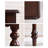 Rectangular American-style retro all-solid wood dining table