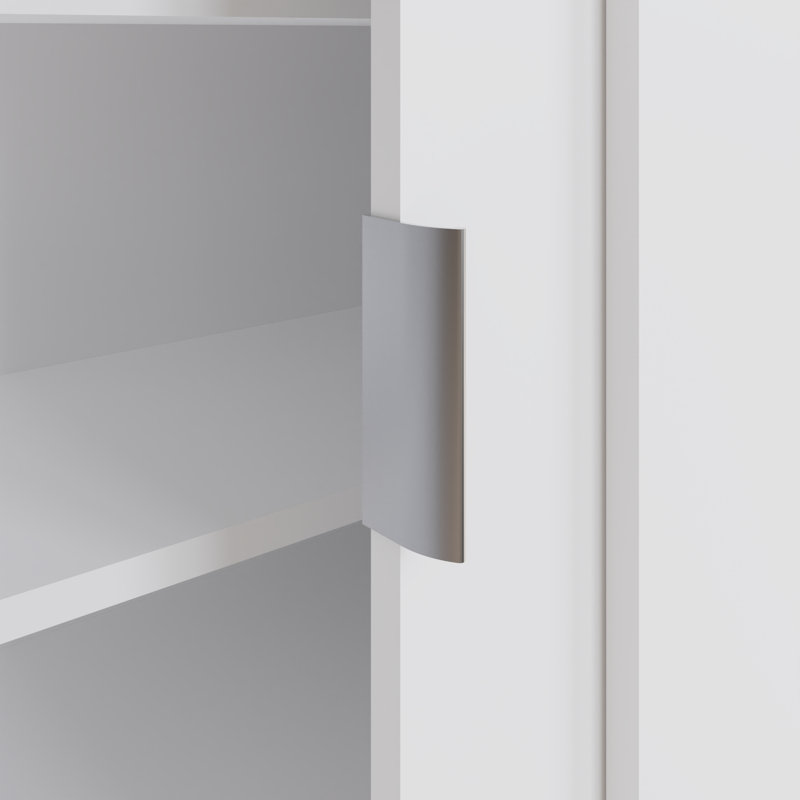 22 Pair Shoe Storage Cabinet, White