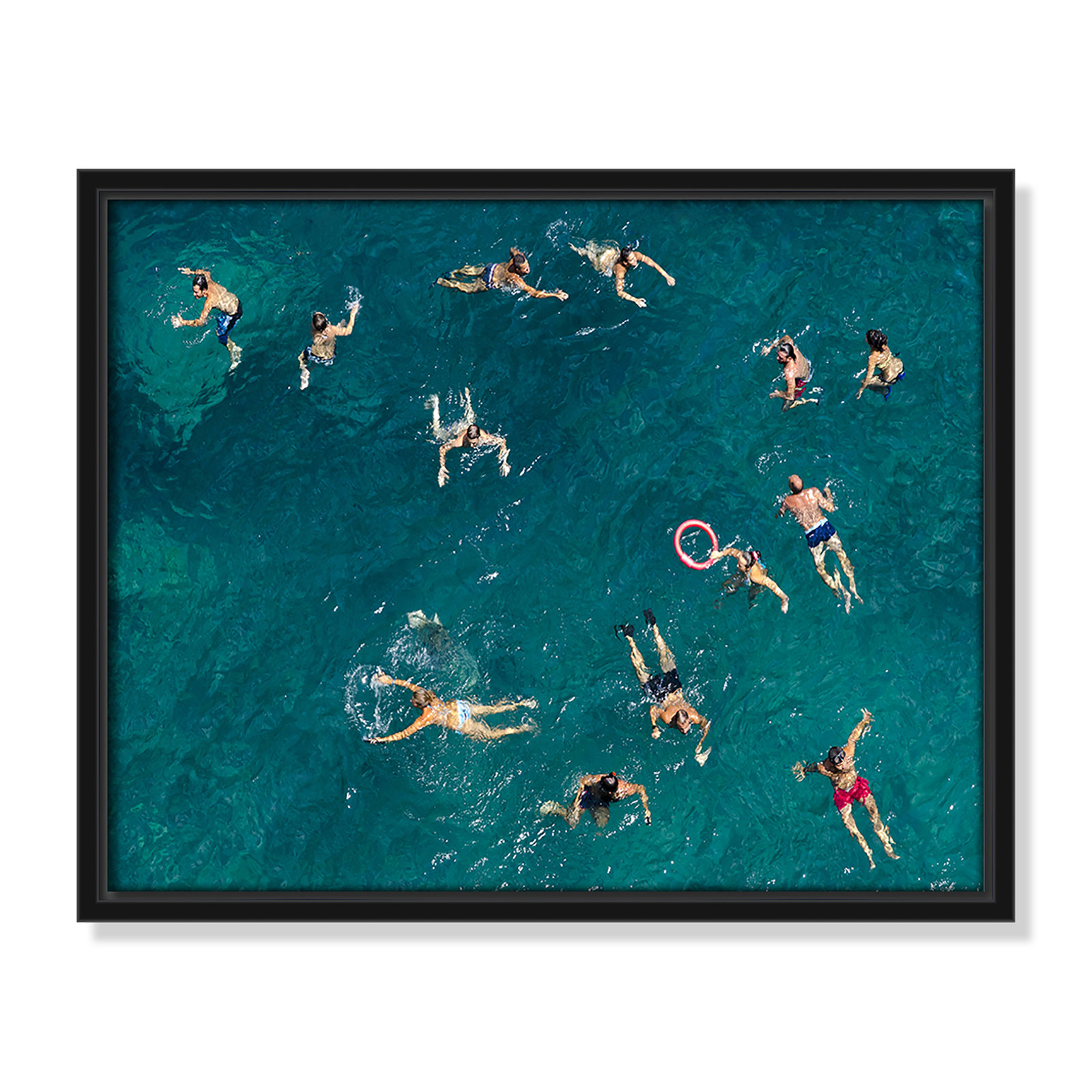 Tonti - Photograph Print, Black Framed Canvas, 12.5" H x 15.5" W x 2" D