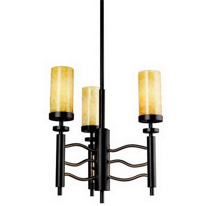 Lustre classique/traditionnel ombré 3 lumières Scarlett