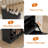 Shoe Cabinet with 3 Flip Drawers, Large Fluted Storage Cabinet with Adjustable and Removable Shelves, Modern Freestanding Narrow Shoe Organizer for Entryway, Hallway-1395887865