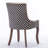 Dining Chair Of Two, Thickened Fabric Upholstery, Solid Wood Legs, Bronze Trim, Beige Pattern, Fascinating Space, Sw2207bg 2 Chairs, Luxurious Fabric, Frame, , & , Alluring,-520736008