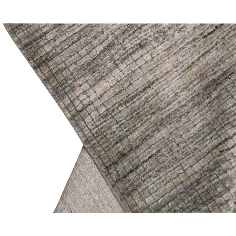 Hand Knotted Wool Area Rug
