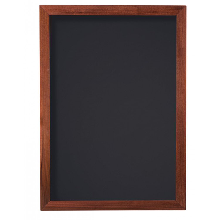 Large Brown Wood Framed Chalkboard Signage