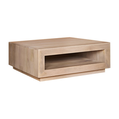 Caidyn Modern Solid Wood Square Coffee Table