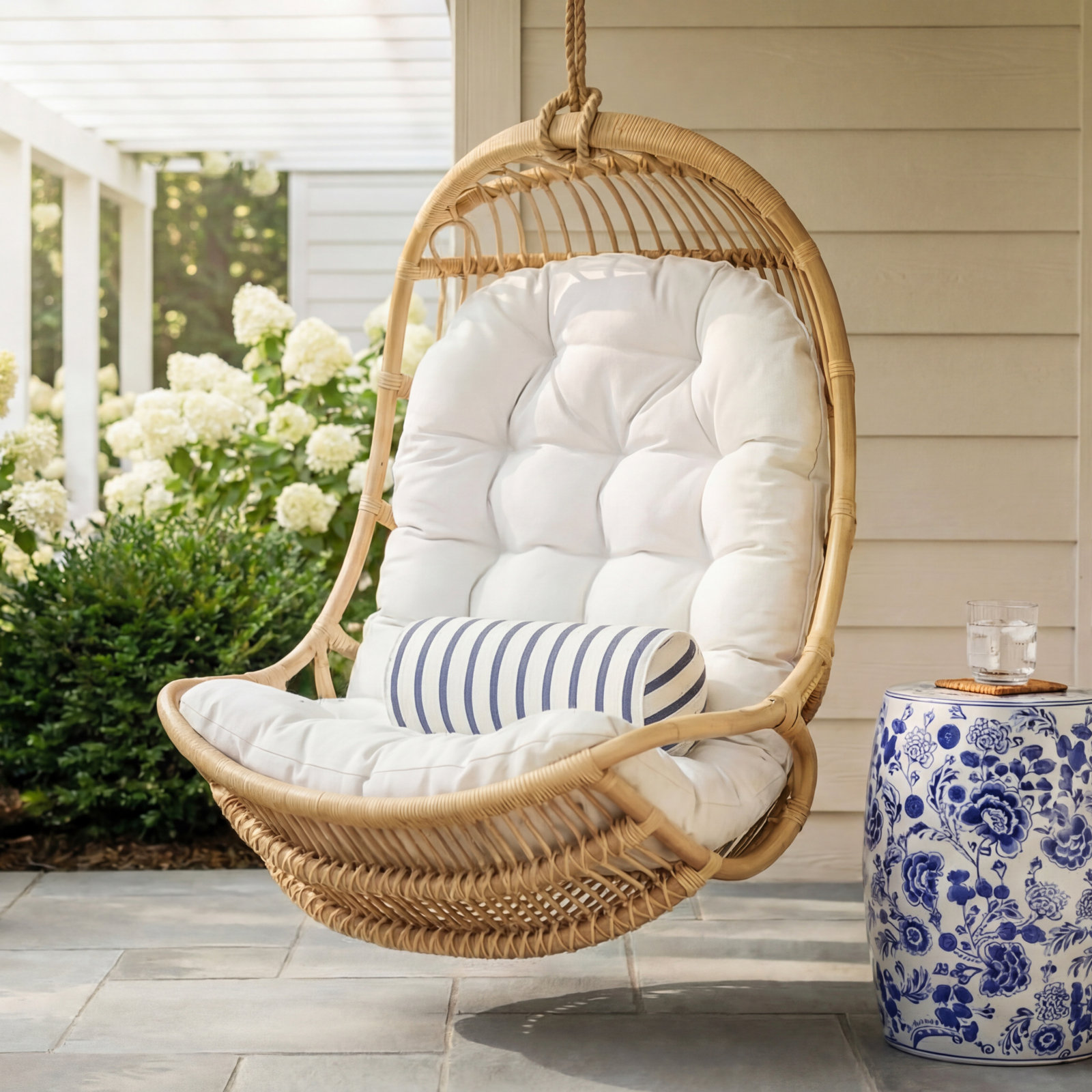 27" Sunbrella® Seat Cushion, Canvas Natural
