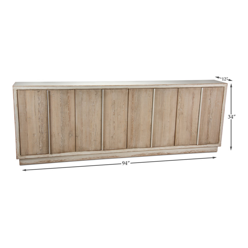 Montandon 94'' W Solid Wood Sideboard