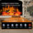  23.5''W 500W/1500W Electric Fireplace Stove With Remote Control-76598831