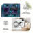 1PC Vintage Geometric Gothic Teal & Deep Purple Marble Mosaic area rugs for Living Room, Soft and Comfortable, Suitable for all seasons, easy-to-maintain, machine washable Indoor floor mat, Under Table Farmhouse suitable for dining room, bedroom,-129513439