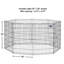 Parc et enclos pliable en métal MidWest Homes for Pet-686335573