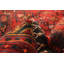 Tapis rouge foncé noué à la main One Of Kind Andelz 4 pi 4 po x 7 pi 0 po