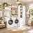 70.9" Tall Laundry Cabinet with 2 Tilt-Out Hampers, 7 Shelves and Adjustable Storage for Bathroom & Laundry Room-2045175890