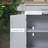 Kitchen Island Cart Rolling Trolley Cart With Drawer,Storage Cabinet & Towel Rack