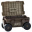Chariot utilitaire roulant pour la pelouse et le jardin