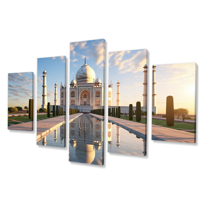 Bajaria - Impression sur toile - 5 panneaux