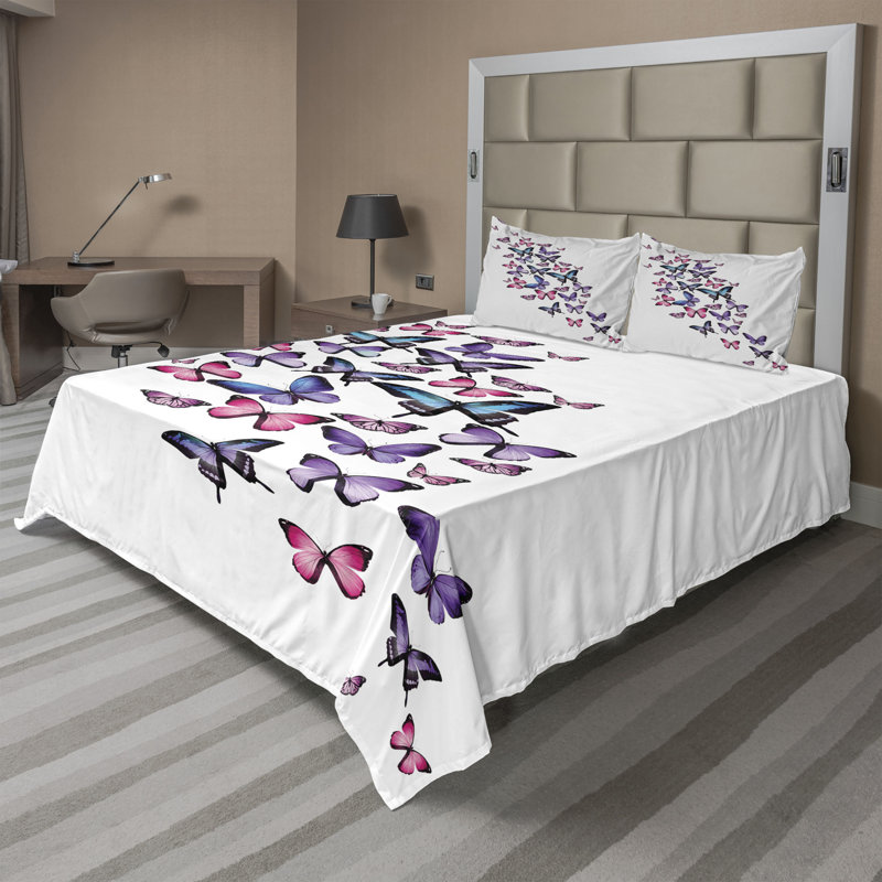 Microfiber Sheet Set, Full Sheet Set + Fitted Sheet + 2 Pillowcases
