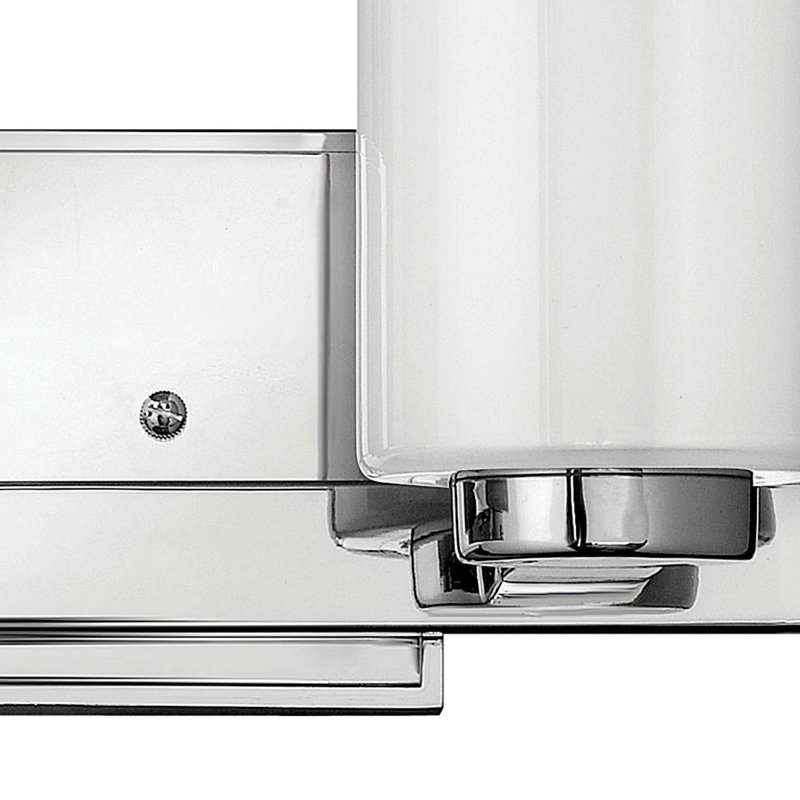 Miley 2-Light Vanity Light, Chrome, Halogen