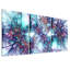 Ensemble de 3 toiles bleu sarcelle et mauve-1471295764