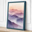 Mountains in Mist Scandinavian - Wrapped Canvas-1609222969-1609222975