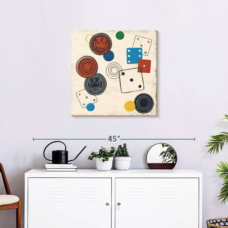 Senne Game Time IV, 24" H x 24" W